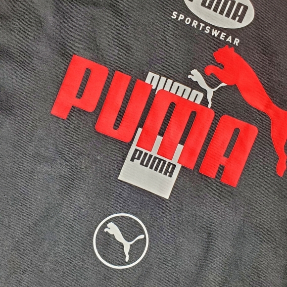 NWT Puma Sportswear Black Graphic T-Shirt Boys Size 4 - Picture 8 of 10